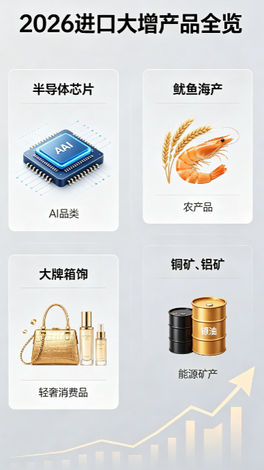 2026 进口机会：今年海关数据高增长品类